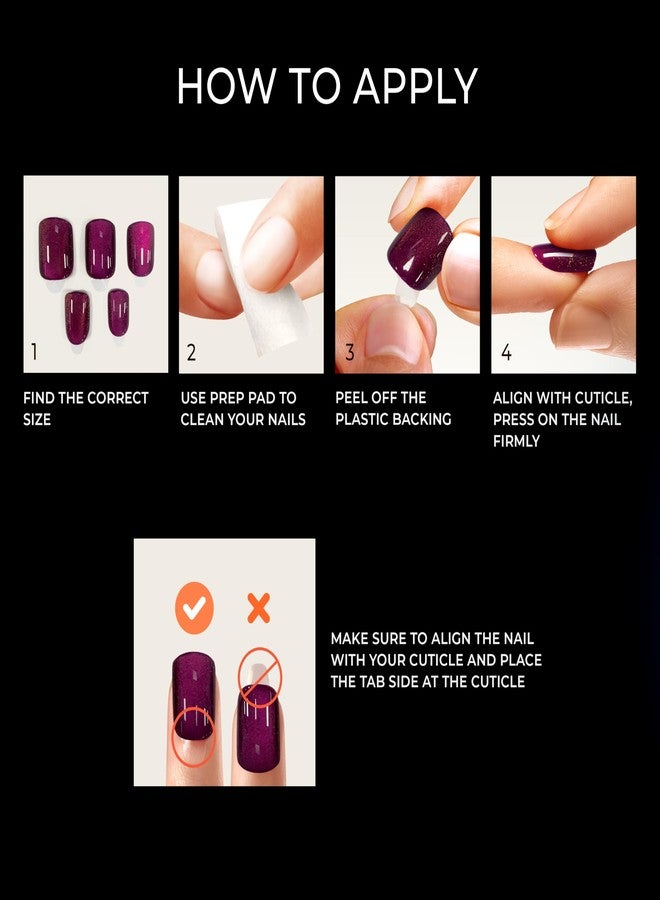 Impress KISS colorFX by imPRESS Valentine’s Day Press On Nails, ‘Cherished’, Pink Short Squoval, IMPROVED adhesive, Up to 10-Day Hold, Nail Kit Includes 30 Fake Nails, Prep Pad, Manicure Stick, Mini Nail File - Image 2